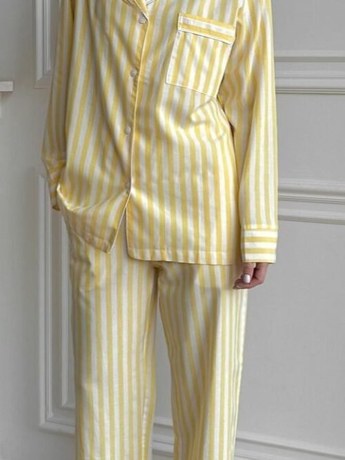 Pijama Minimal Yellow Strip