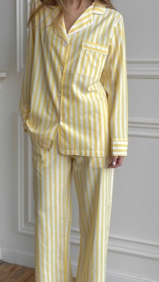 Pijama Minimal Yellow Strip