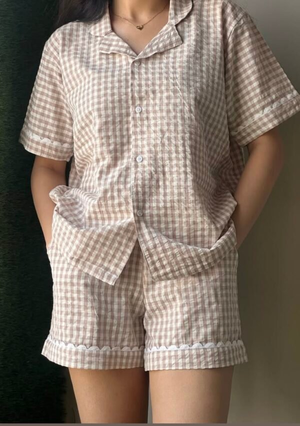 Screenshot Pink Stripe Lounge Wear