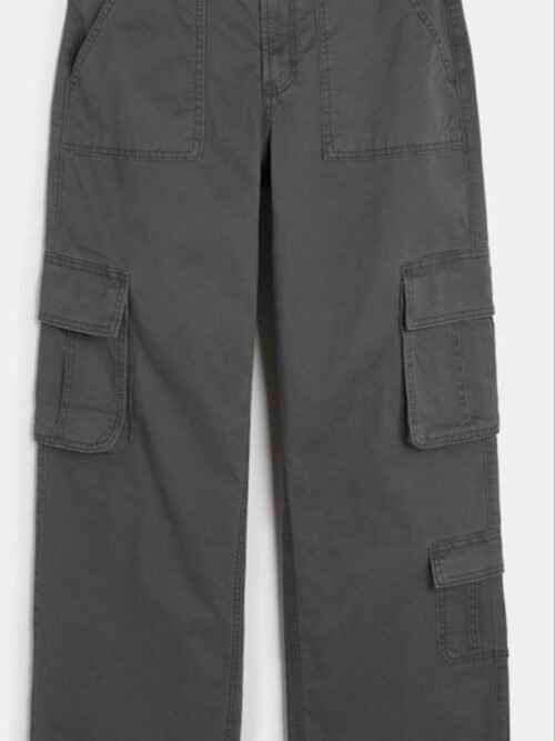 grey cargo pants _ Hollister Classic Utility Cargo Pants