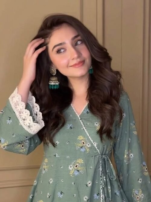 kurti_4x5 Green Kurta