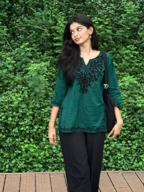 Cotton Green Kurta